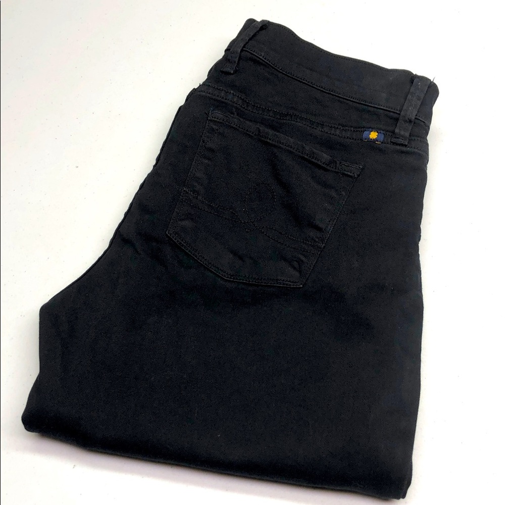 LIKE NEW LUCKY BRAND BLACK SOFIA CAPRI JEANS 10/30x27 ⭐️